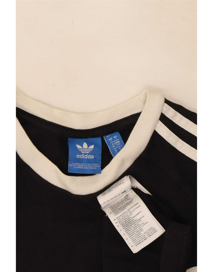Adidas Herren T-Shirt Top Small Schwarz Baumwolle