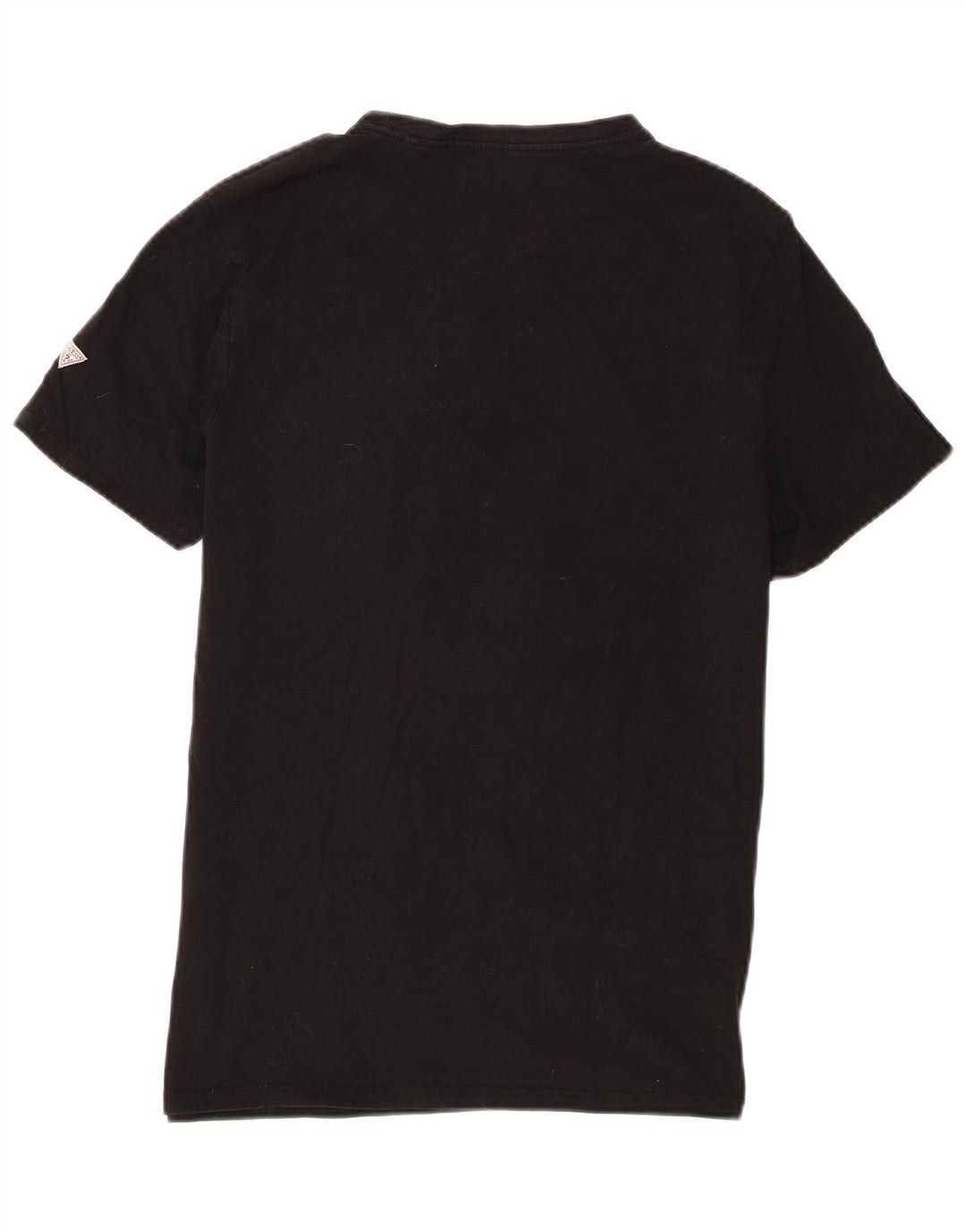 Guess Herren-T-Shirt mit schmaler Passform, Grafik, Größe L, Schwarz