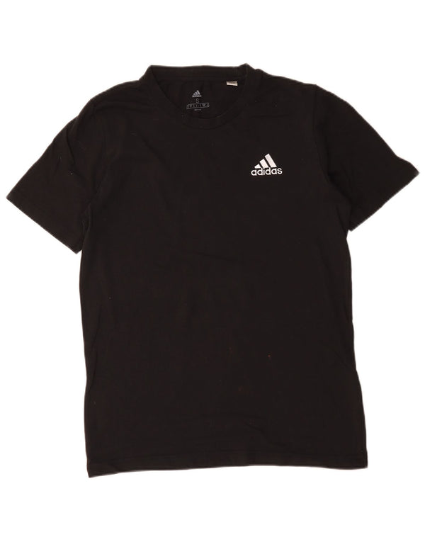 Adidas Herren T-Shirt Top Small Schwarz Baumwolle