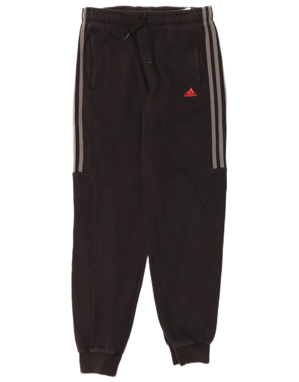 Adidas Jungen-Trainingshose, Jogginghose, 15–16 Jahre, schwarze Baumwolle