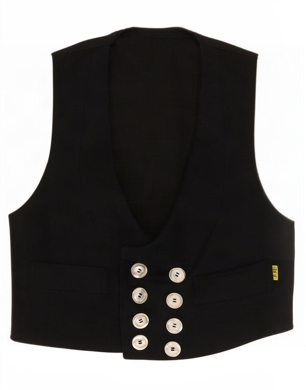 Vintage Damen Weste EU 44 XL Schwarz
