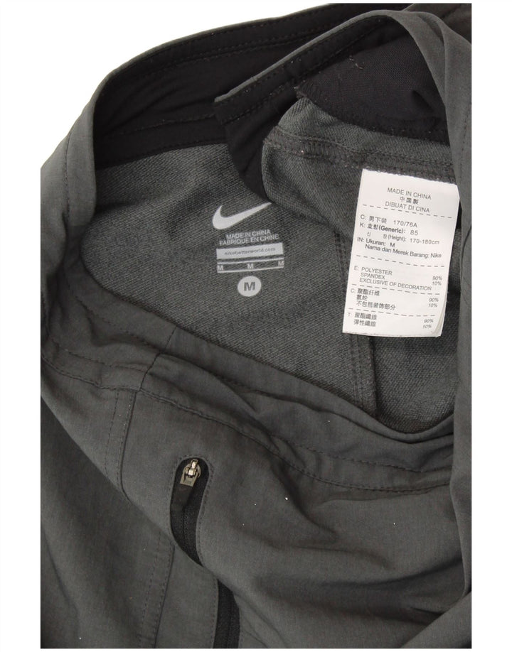 NIKE Herren-Trainingshose aus mittelgrauem Polyester