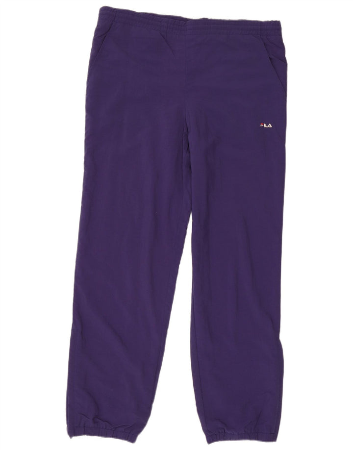 Fila Herren Trainingshose Jogger IT 46 Small Lila Polyamid