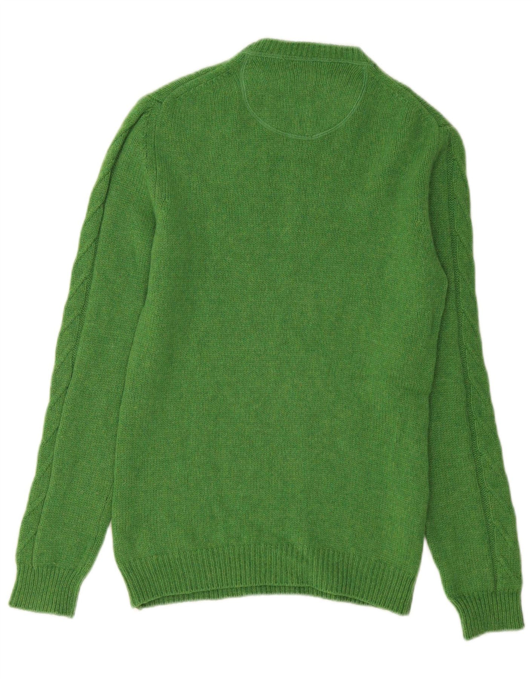 Z.HINCHLIFFE Damen-Pullover mit Rundhalsausschnitt, EU 42, große grüne Lammwolle