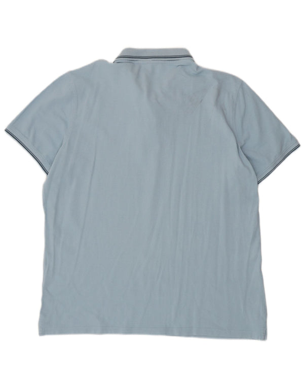 CARRERA Herren Poloshirt 2XL Blau Baumwolle