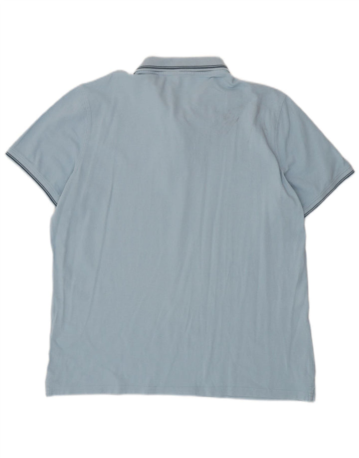 CARRERA Herren Poloshirt 2XL Blau Baumwolle