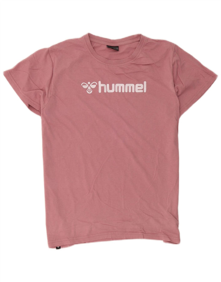 Hummel Herren T-Shirt mit Grafik, Größe L, Rosa