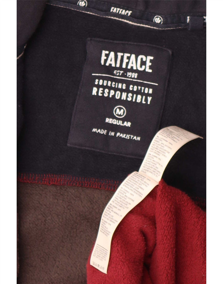 Fat Face Herren-Kapuzenpullover mit Reißverschluss, mittelgroß, mehrfarbig, Farbblock