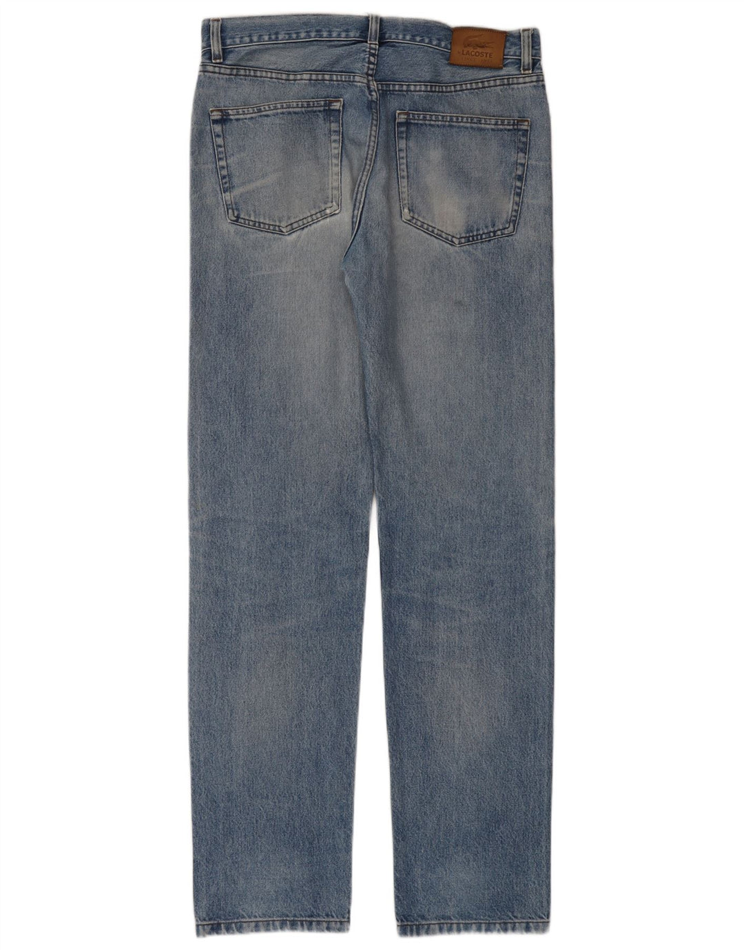 LACOSTE Herren Straight Jeans W34 L34 Blau