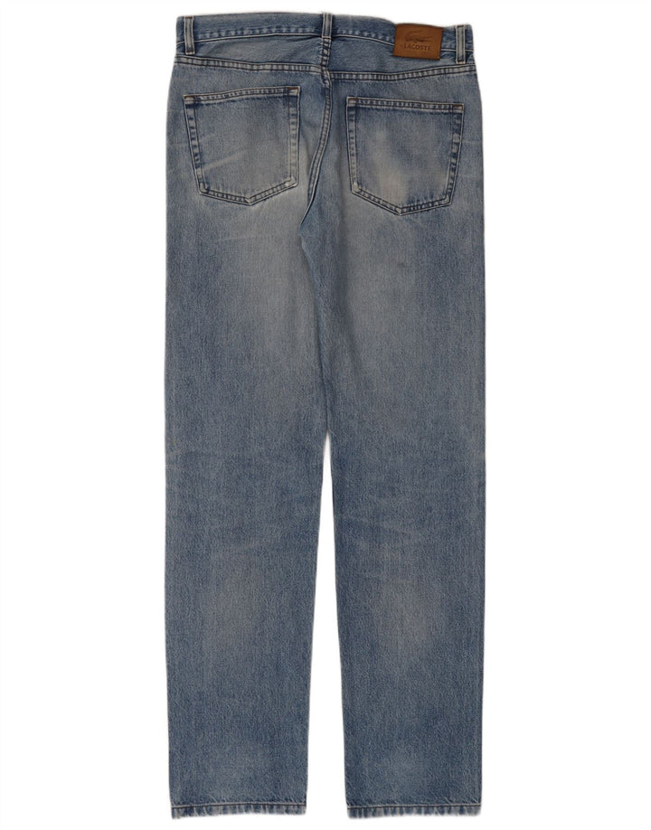 LACOSTE Herren Straight Jeans W34 L34 Blau