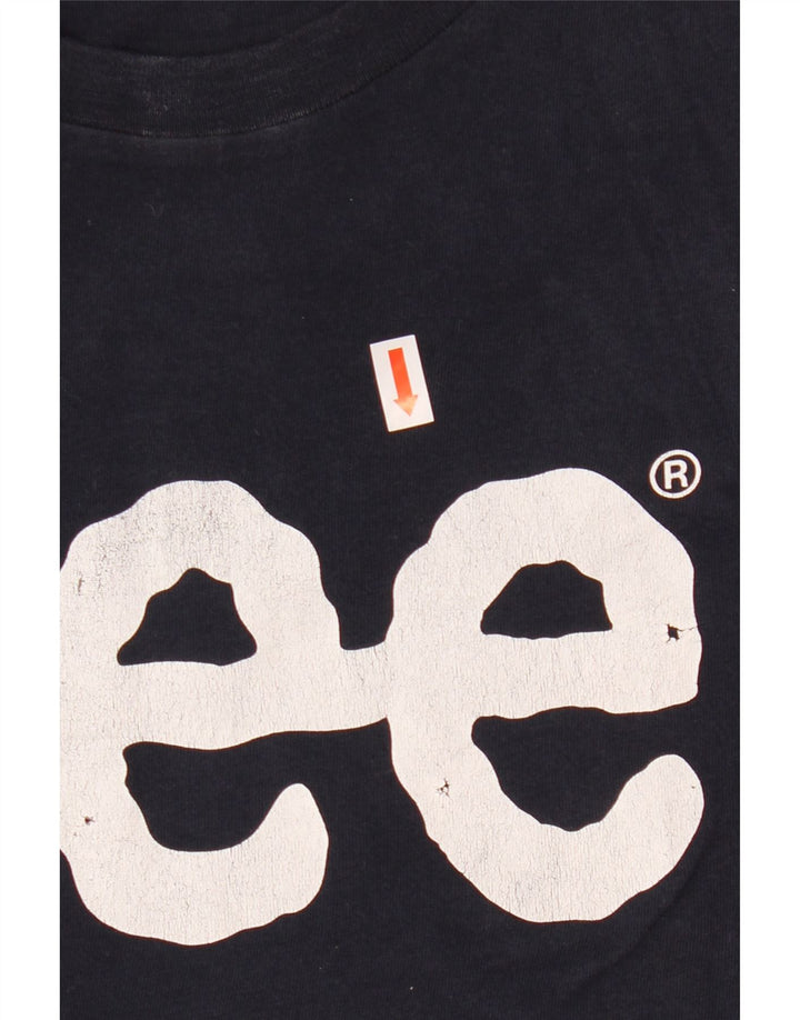 Lee Herren-T-Shirt mit normaler Passform, Grafik, Größe S, Marineblau