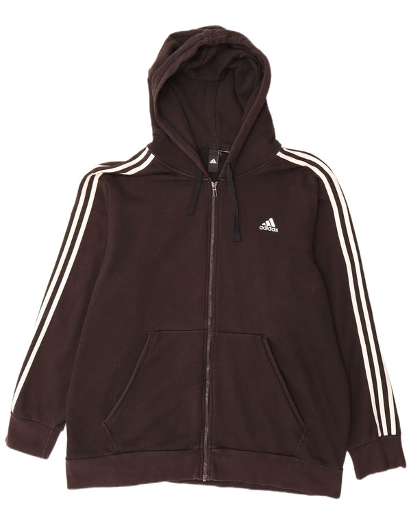 Adidas Herren Zip Hoodie Pullover 2XL Schwarz