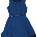 Ärmelloses A-Linien-Kleid für Damen von Oasis, Größe S, Blau, Polyester