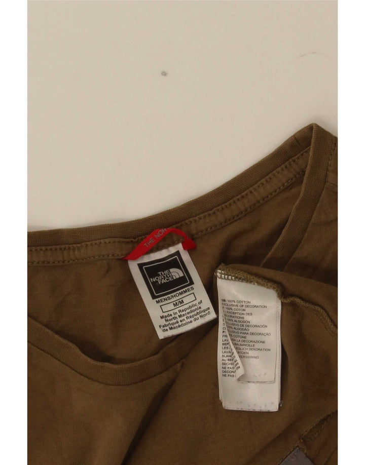 The North Face Herren-T-Shirt mit Grafik, mittlere Khaki-Baumwolle
