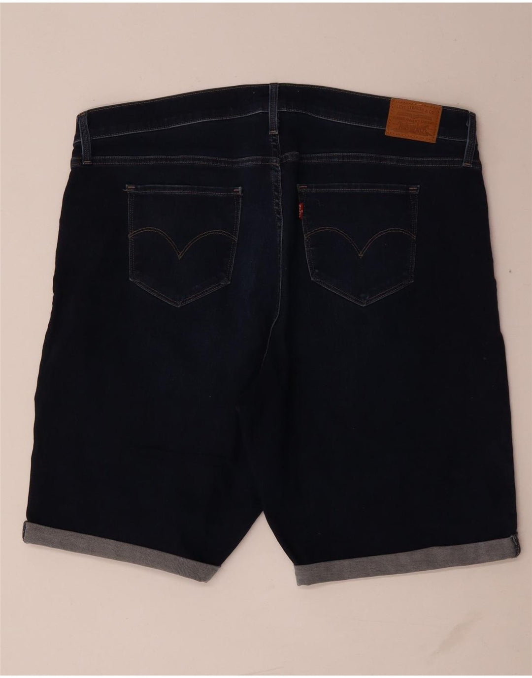 Levi's Damen Bermuda Denim Shorts US 18 2XL W40 Blaue Baumwolle