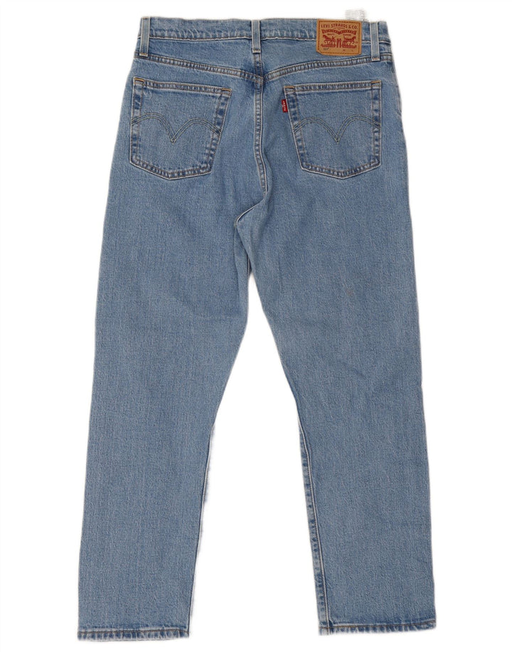 Levi's Damen 501 Straight Jeans W29 L25 Blaue Baumwolle