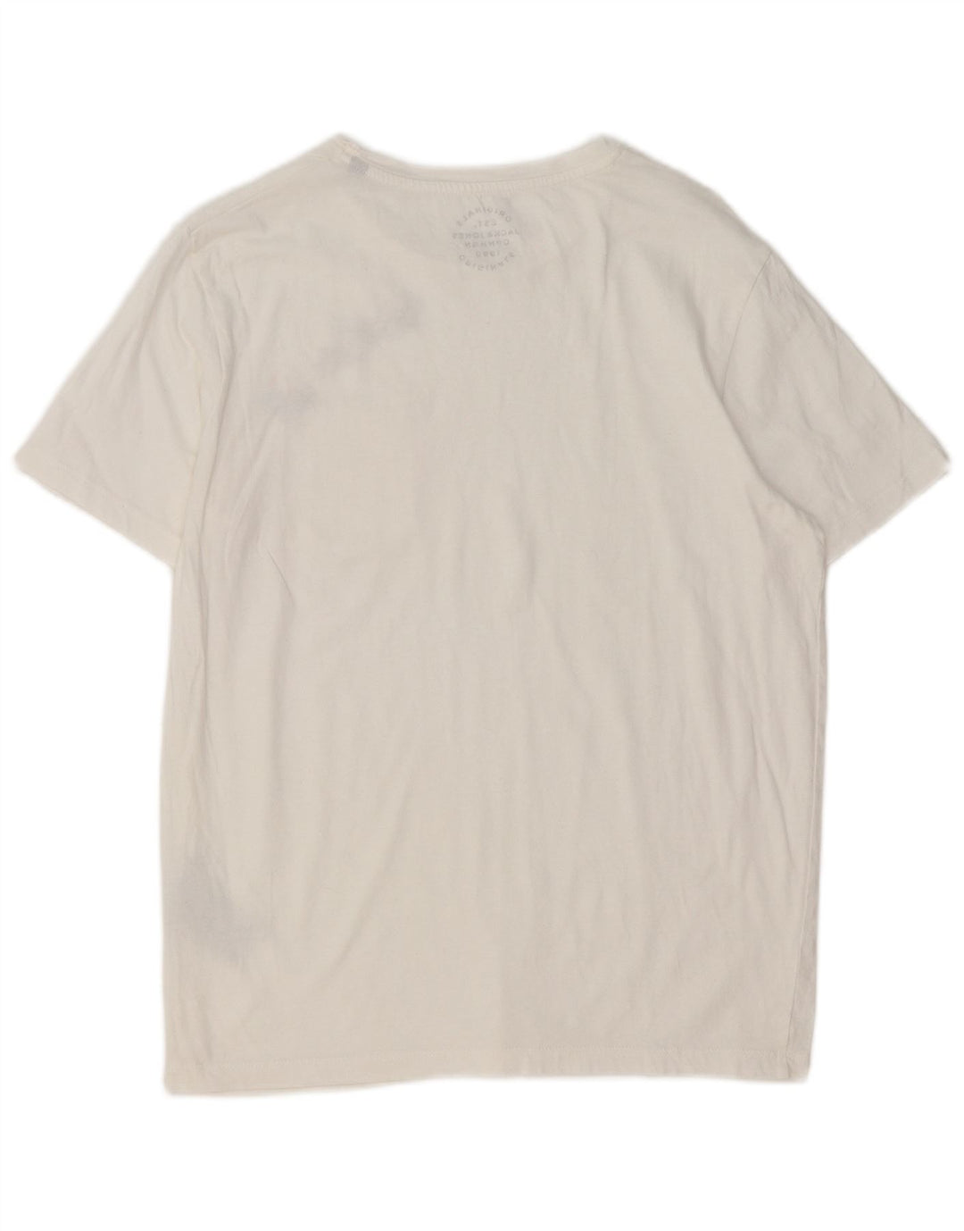 Jack & Jones Herren-T-Shirt mit Grafik, mittelweiße Baumwolle