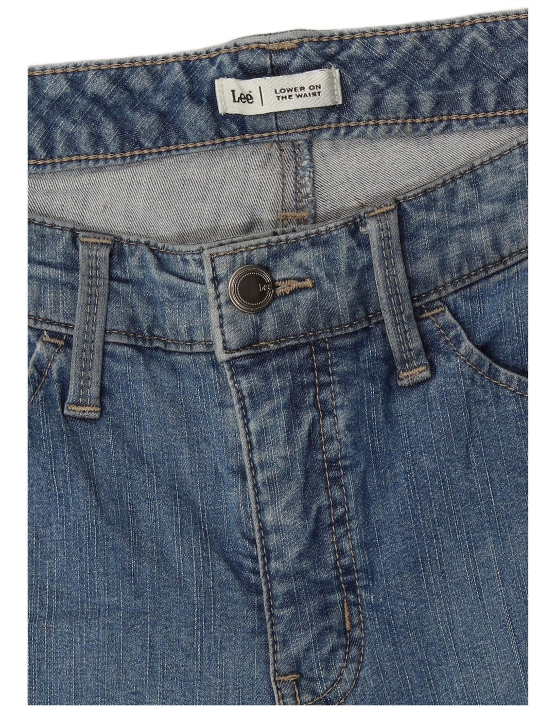 LEE Capri-Jeans mit niedriger Taille für Damen, W30, L17, Blau