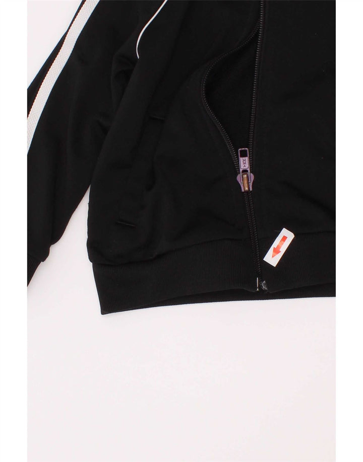 Adidas Baby-Jungen-Trainingsanzug-Top-Jacke, 9–12 Monate, schwarzes Polyester