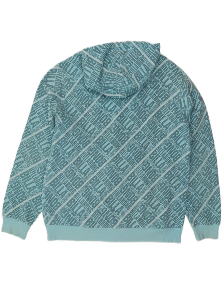 BILLABONG Herren Graphic Zip Hoodie Pullover XL Blau Baumwolle