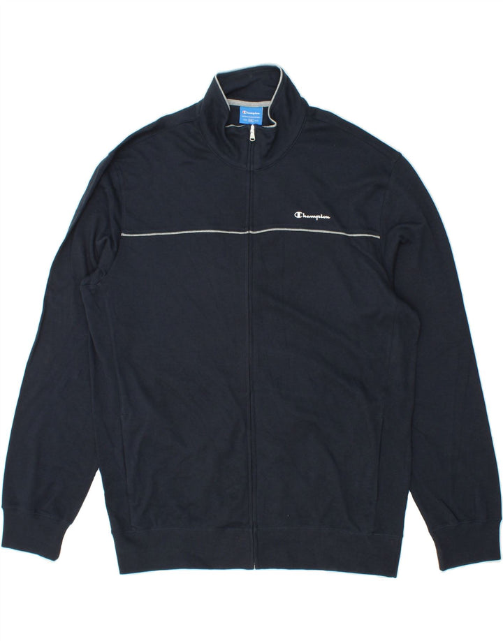CHAMPION Herren-Trainingsanzug-Oberteil, Jacke, 3XL, Marineblau, Baumwolle