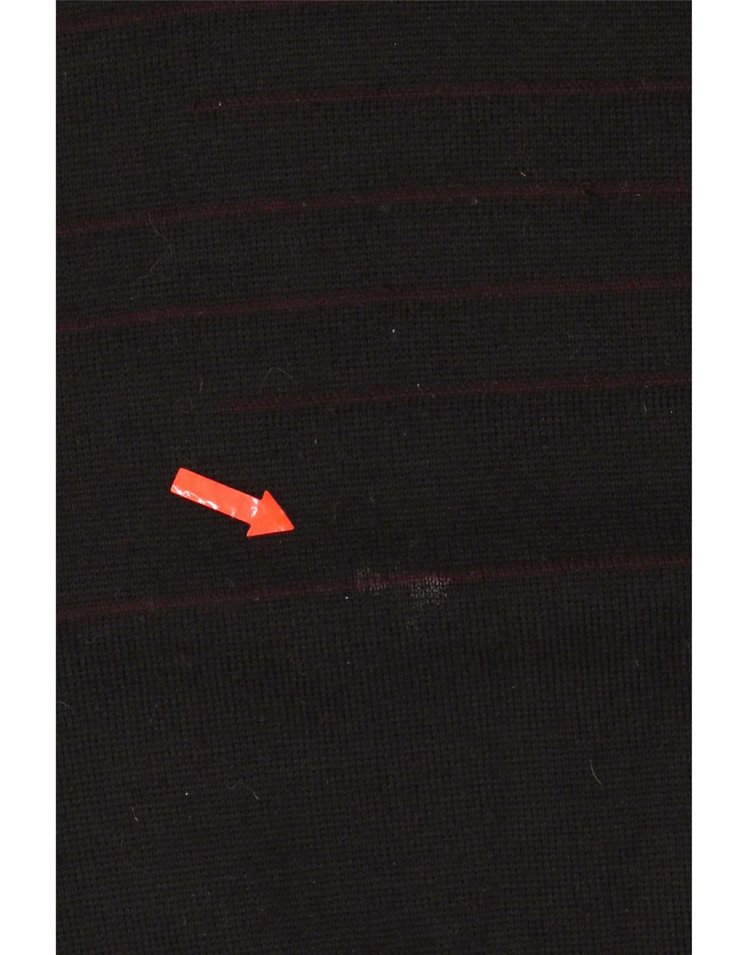 Marks & Spencer Herren-Pullover mit V-Ausschnitt, groß, schwarz gestreift, Wolle