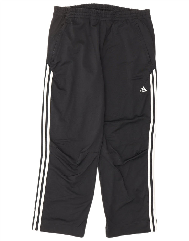 ADIDAS Herren-Trainingshose, groß, aus schwarzem Polyester