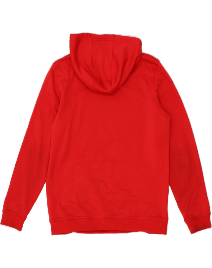 UNDER ARMOUR Mens Graphic Hoodie Jumper Small Red Polyester Vintage Under Armour and Second-Hand Under Armour from Messina Hembry 