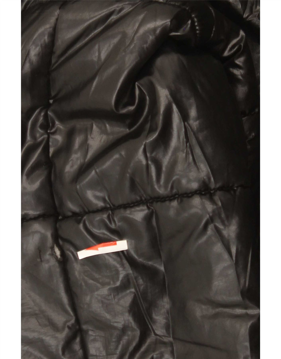 Zara Herren Wattierte Jacke UK 40 Large Schwarz Polyester