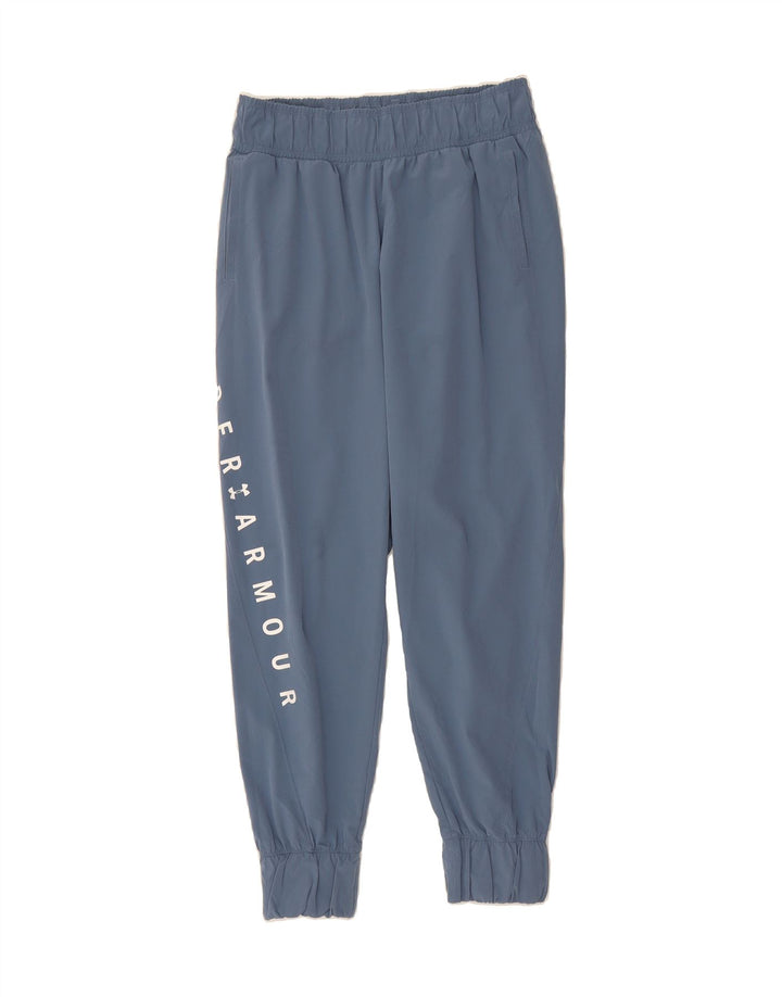 UNDER ARMOUR Mens Graphic Tracksuit Trousers Joggers Medium  Blue Vintage Under Armour and Second-Hand Under Armour from Messina Hembry 