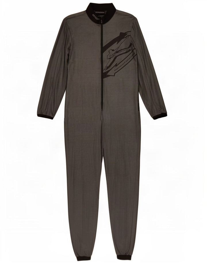 Spidi Womens Graphic Jumpsuit UK 20 2XL Graue Colourblock-Wolle