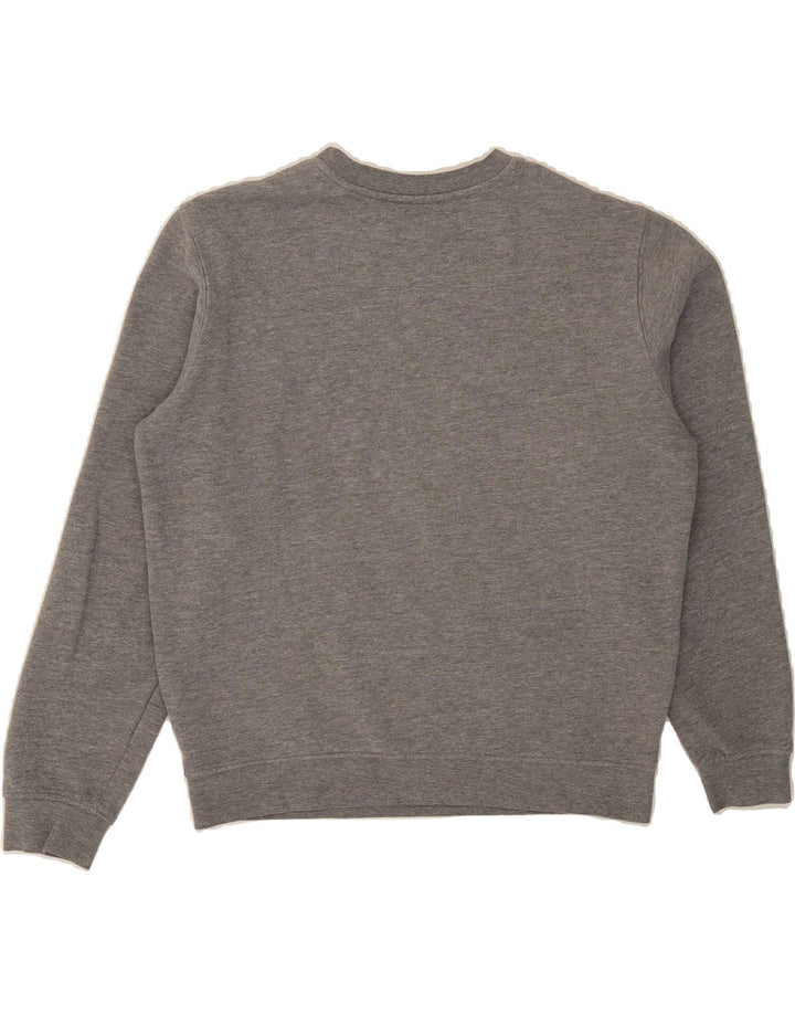 GUESS Womens Regular Fit Sweatshirt Jumper UK 12 Medium Grey Vintage Guess and Second-Hand Guess from Messina Hembry 