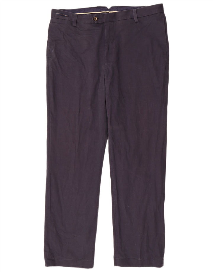 Marks & Spencer Herren Blue Harbor Gerade Anzughose W40 L33 Marineblau