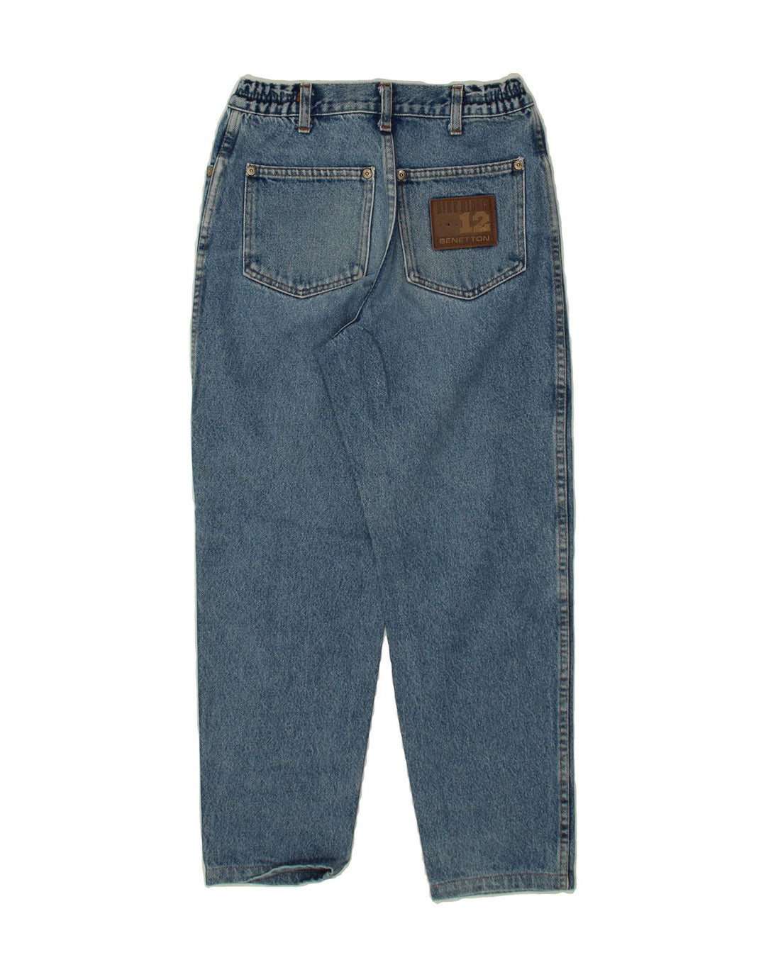 BENETTON Womens Tapered Jeans W24 L24 Blue Cotton Vintage Benetton and Second-Hand Benetton from Messina Hembry 