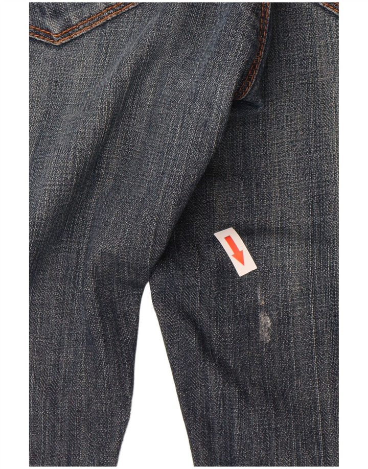 Superdry Damen Slim Jeans W28 L30 Blaue Baumwolle