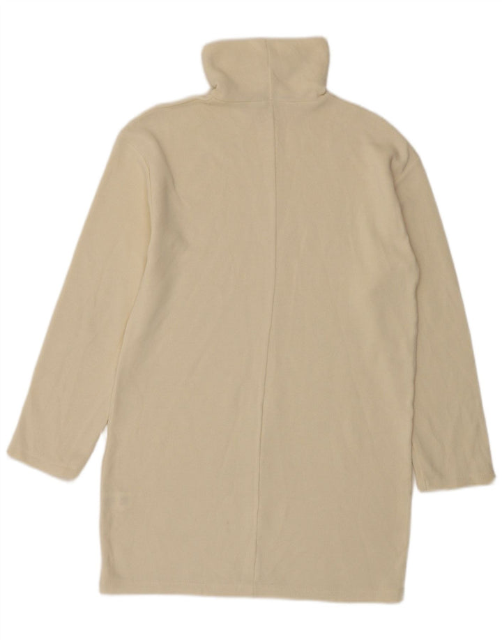 Zara Damen Pulloverkleid UK 10 Small Beige Polyester
