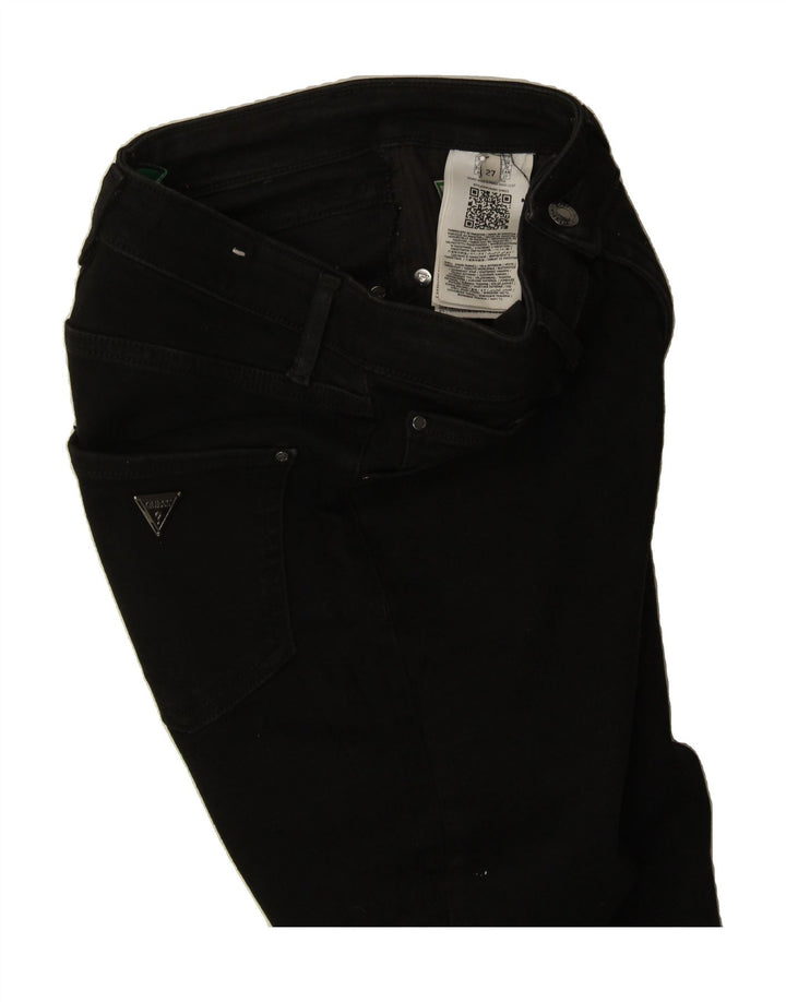 GUESS Womens Skinny Jeans W27 L28 Black Polyester Vintage Guess and Second-Hand Guess from Messina Hembry 