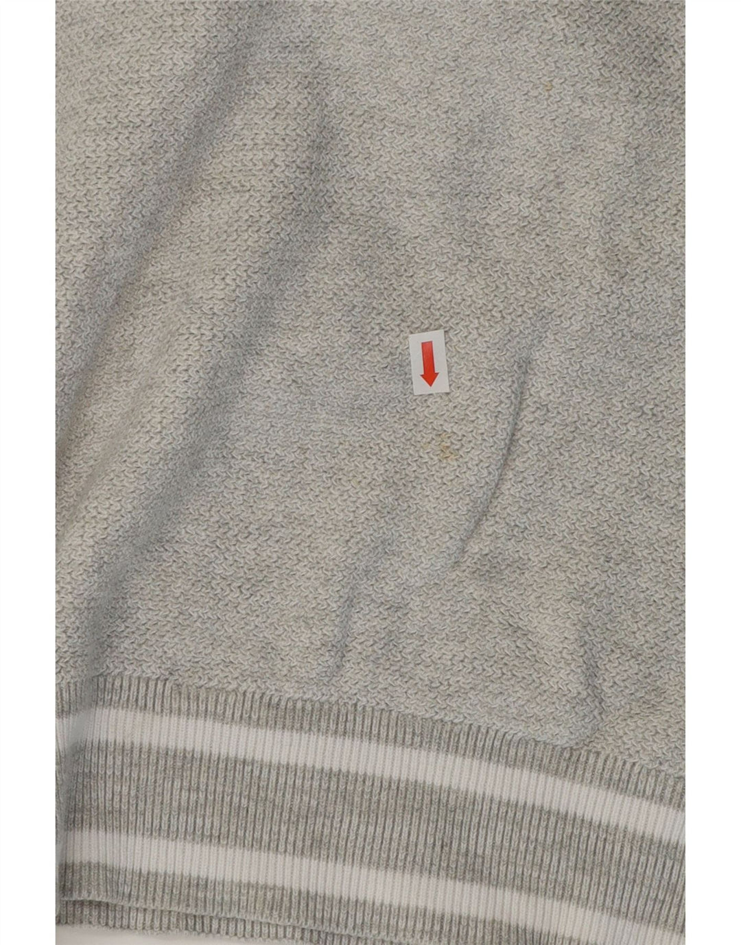 Marks & Spencer Herren-Pullover mit Rundhalsausschnitt, 2XL, graue Baumwolle