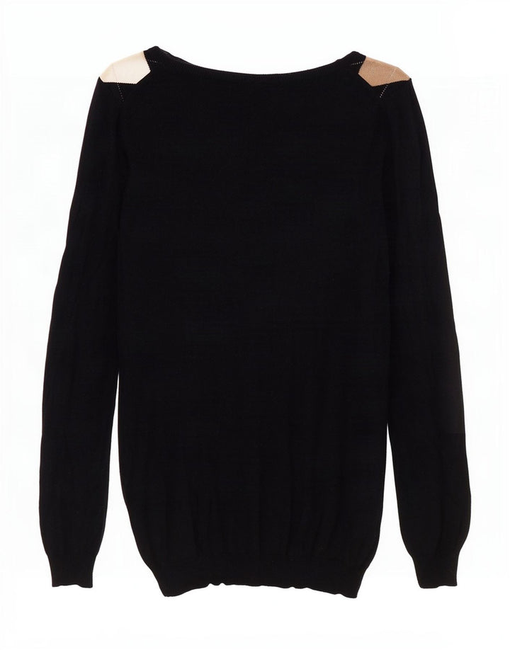 Massimo Dutti Damen-Pullover mit U-Boot-Ausschnitt, Gr. 12, mittleres Marineblau