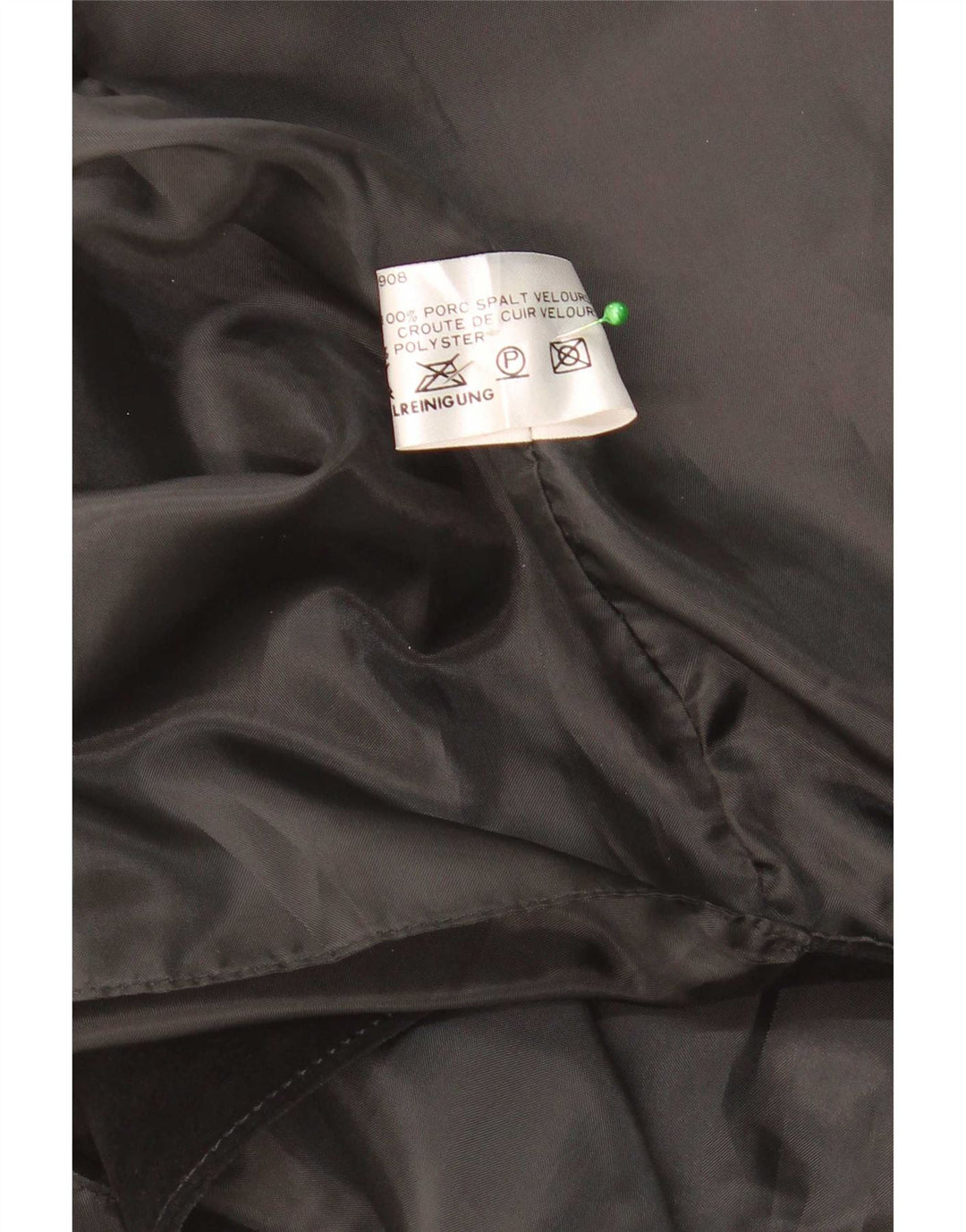Vintage Herren Wildlederweste Großes schwarzes Wildleder