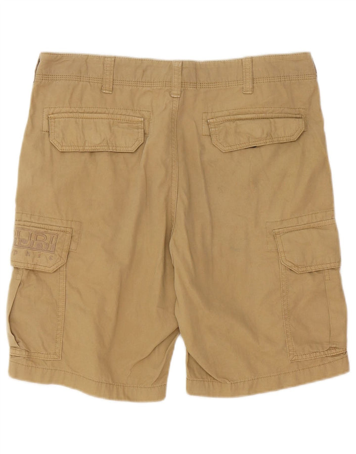 Napapijri Herren Cargoshorts W31 Mittelbeige Baumwolle