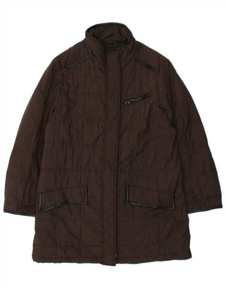 MARLBORO CLASSICS Womens Padded Coat UK 18 XL Brown Polyester Vintage Marlboro Classics and Second-Hand Marlboro Classics from Messina Hembry 