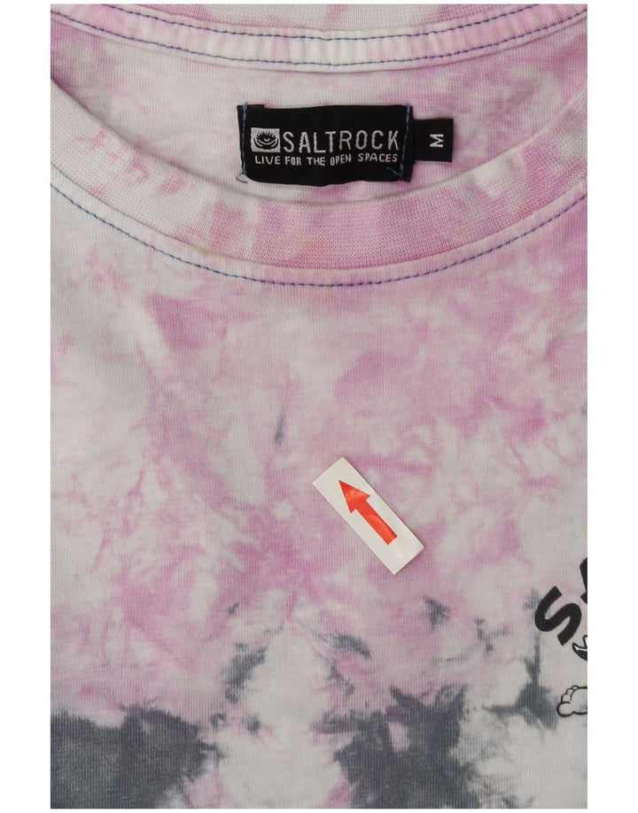 Saltrock Herren-T-Shirt mit Grafik, mittelgroß, mehrfarbig, Batik-Baumwolle