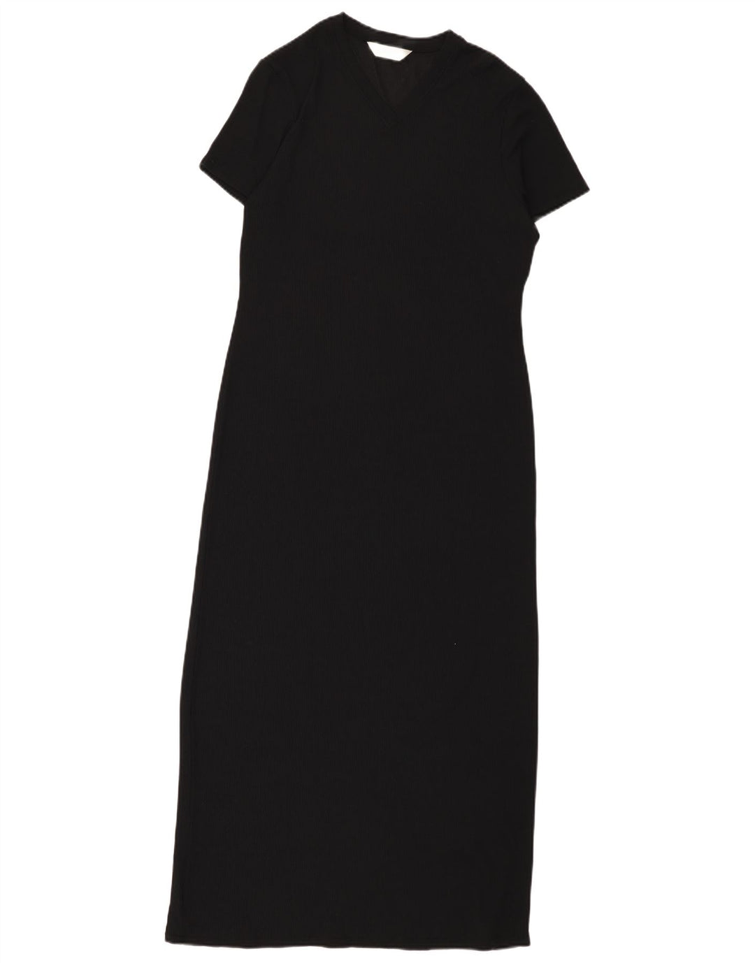 Marks & Spencer Damen Maxikleid UK 10 Small Schwarz Nylon