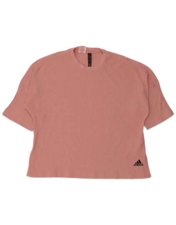 Adidas Mädchen T-Shirt Top 14-15 Jahre rosa Baumwolle