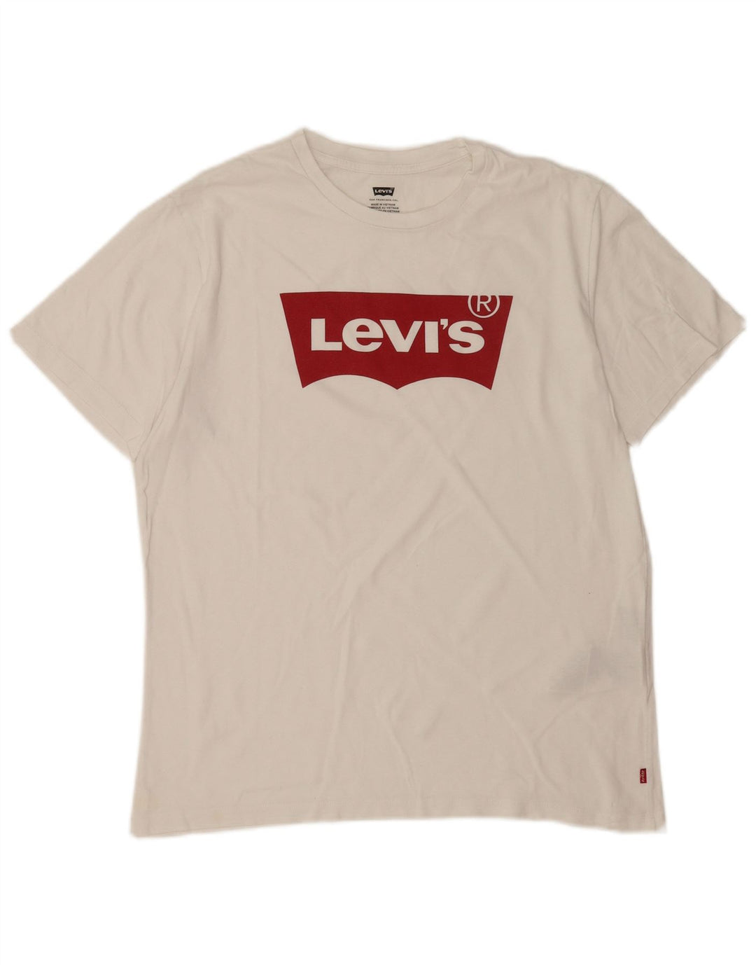 Levi's Herren-T-Shirt mit Grafik, mittelweiße Baumwolle