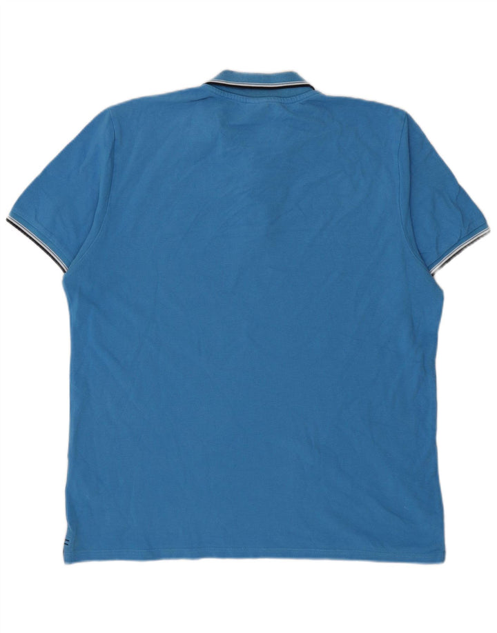 North Sails Herren-Poloshirt XL aus blauer Baumwolle