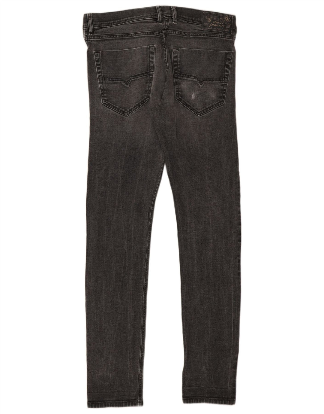 Diesel Herren Slim Jeans W32 L32 Graue Baumwolle
