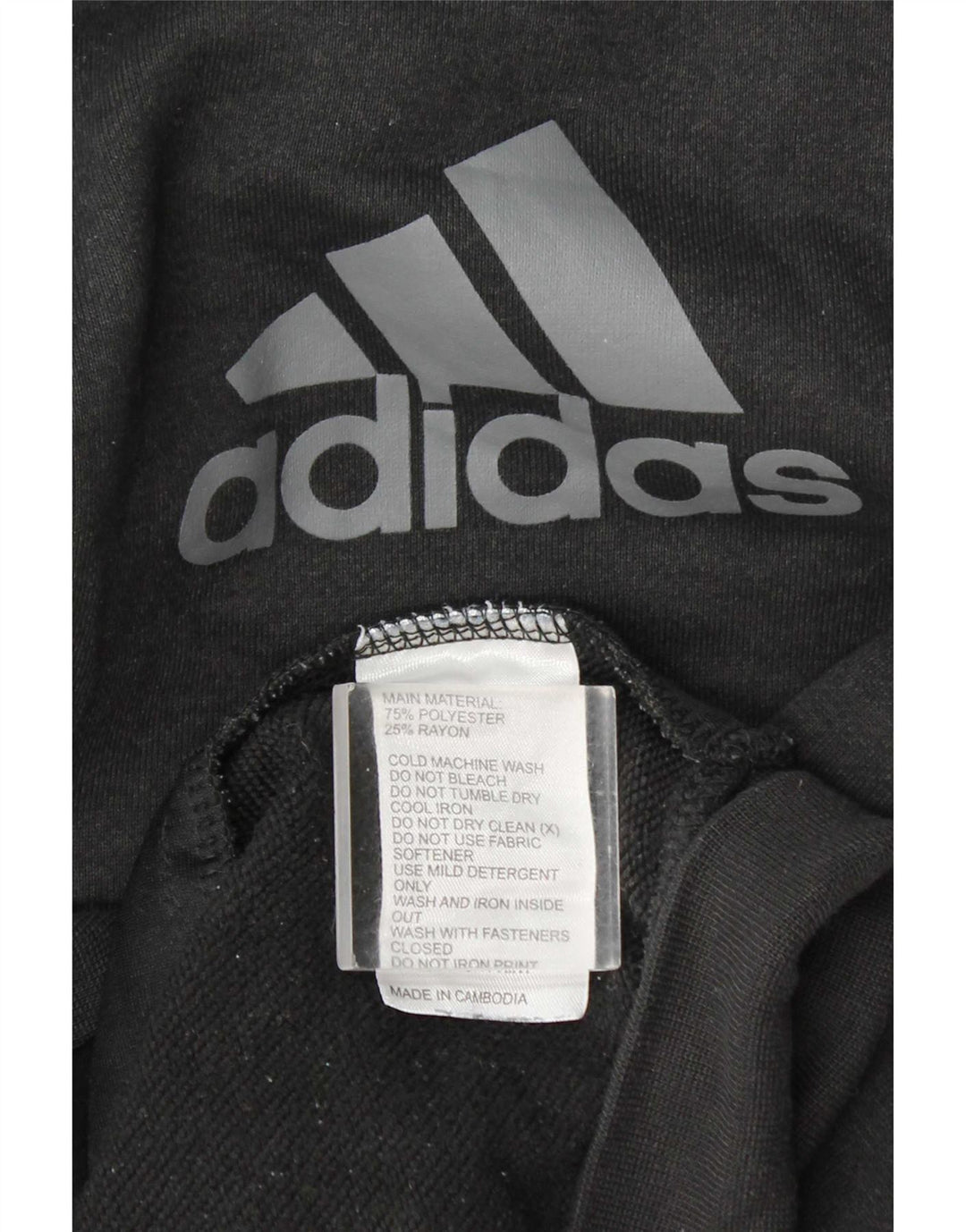 Adidas Herren Graphic Zip Hoodie Pullover XL Grau Polyester