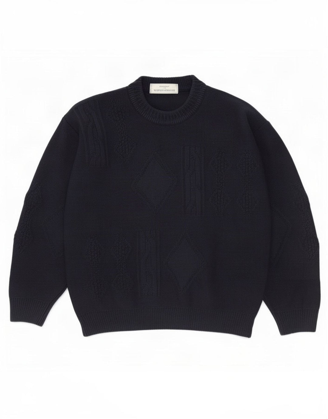 Marks & Spencer Herren St. Michael Pullover mit Rundhalsausschnitt, mittelgroß, Marineblau